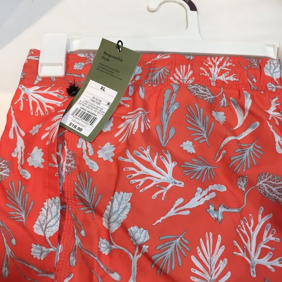 Good Fellow Size XL board swim trunks 44" x  9” Inseam nwt coral - Picture 5 of 5